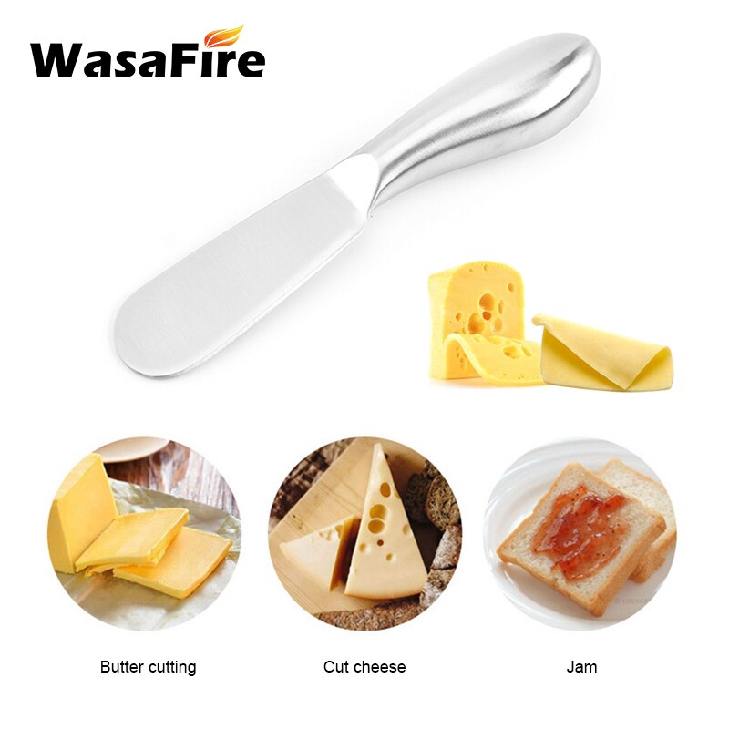 Cake Slicer Knife Blade Spreader Butter Cheese Slicer Knife Stainless Steel Spatula Kitchen Cake Tool