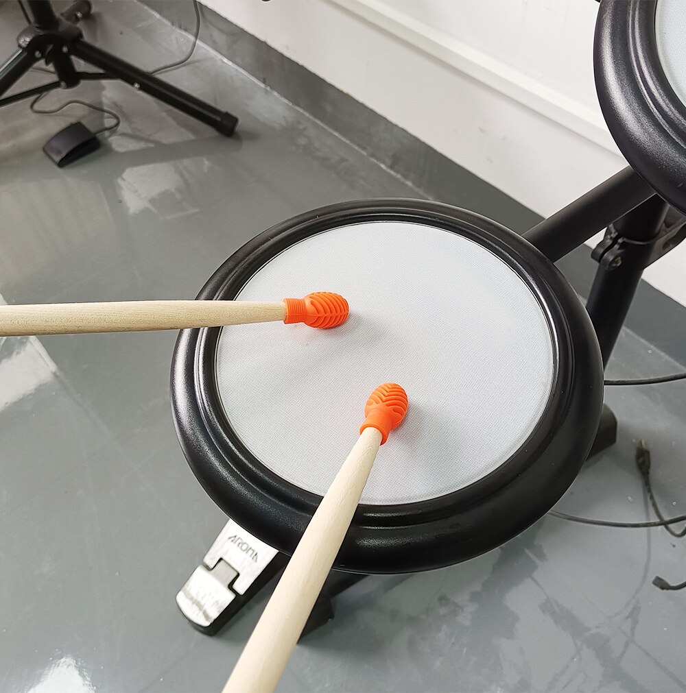 Drum Cap 2 Stuks Siliconen Drum Cover Drum Hoofd Bescherming Mute Cap Jazz Snare Drum Elektronische Mute Drum Praktijk