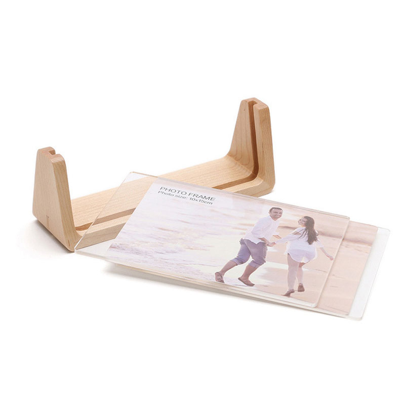 Acrylic Photo Frame Wooden Photos Frame Nordic Photo Frame For Wedding Photo Picture Frame Desktop Office Photo Decor