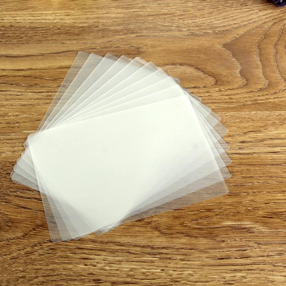 100pcs/lot 50/60/70/80 Mic A4 Thermal Laminating Film PET For Photo/Files/Card/Picture Lamination roll Film Plastic Film
