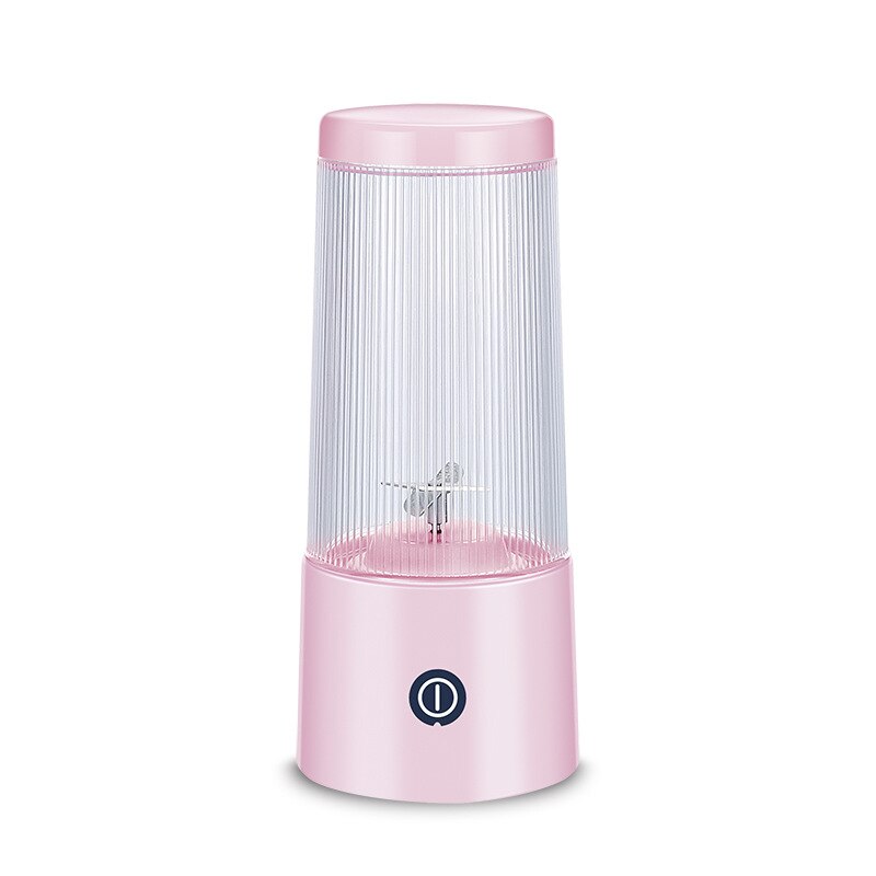 Xiaomi mijia juicer casa espremedor elétrico copo de suco usb recarregável copo de suco laranja mini leite de soja frutas liquidificador smoothie b: pink