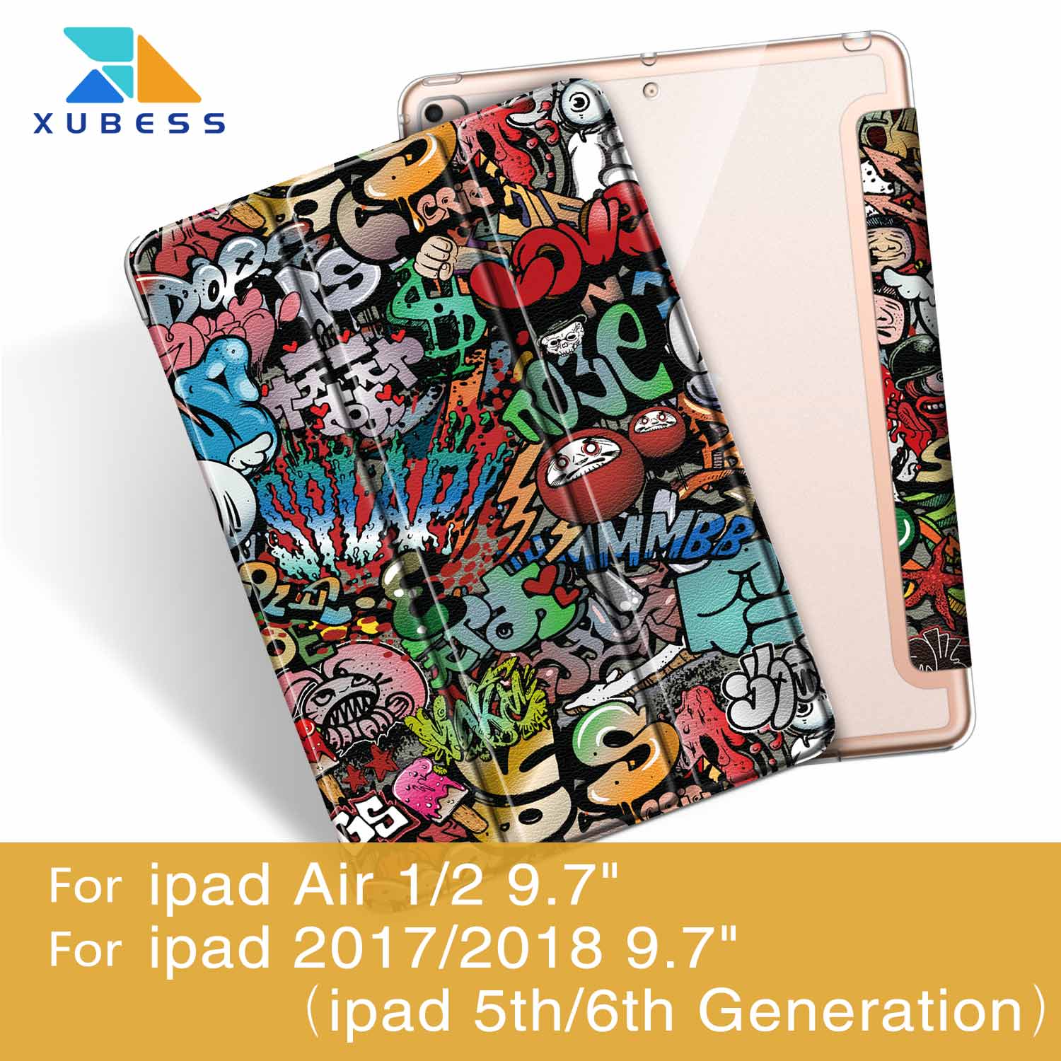 Fall Für iPad Air 1 2 3 9,7 tablet Abdeckung für iPad 10,2 Pro 11 10,5 6th 7th generation Fall: IPA-9.7-CH-TY