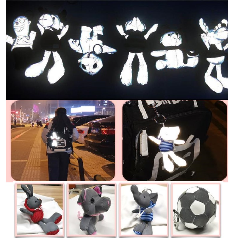 children's Backpack Pendant Reflective Warning Pendants