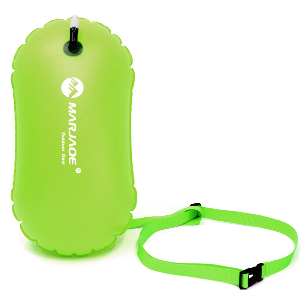 PVC bouée de natation flotteur de sécurité Air sac sec remorquage flotteur natation gonflable sac de flottaison gonflable sac de natation plongée en apnée:  Rose red