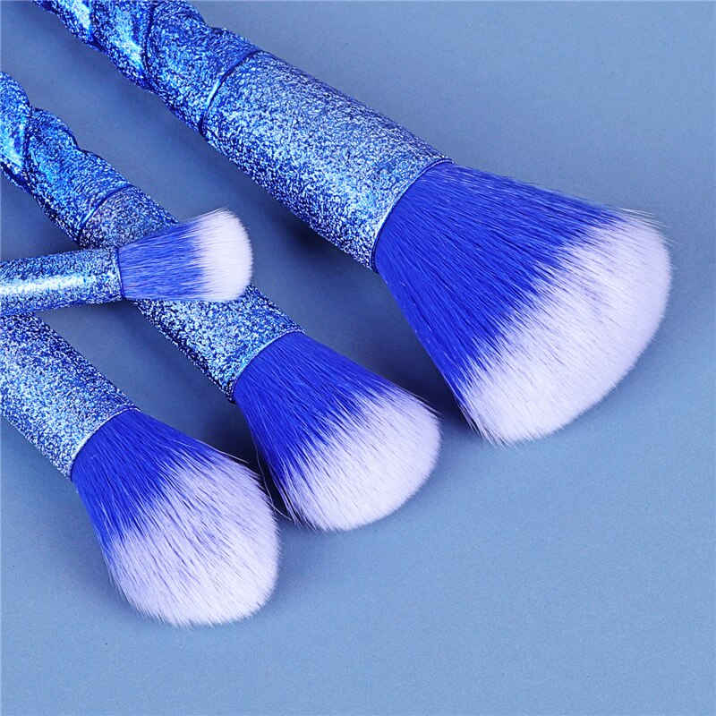 Zzdog 7 stuks make-upkwastenset zachte cosmetische schoonheidstools voor make-up poeder oogschaduw blush highlight compensatie