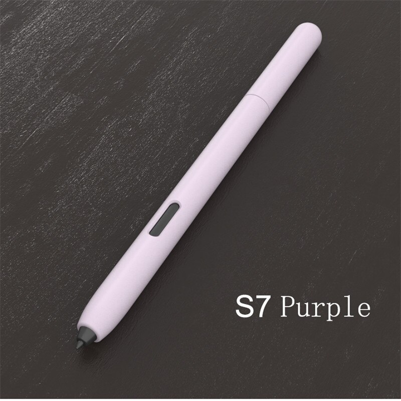 For Samsung S Pen Silicone Pencil Case: Purple S7 Pen