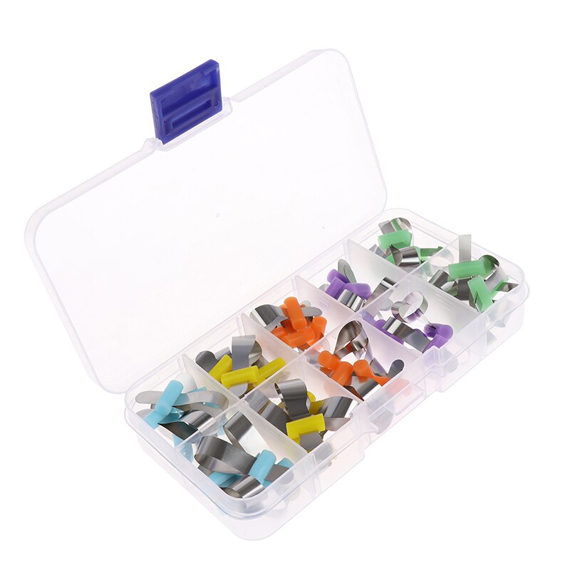 50 Pcs Metal Matrix Bands Retainerless Automatrix Sectional Contoured Matrices