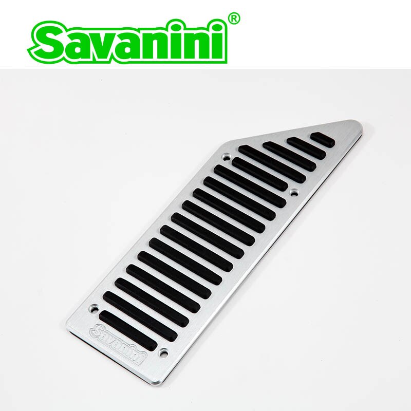Savanini Footrest Brake Gas Accelerator pedal pad no drilling for Peugeot 508/Citroen C5 AT/MT. Alumnium alloy Non slip: footrest pedal