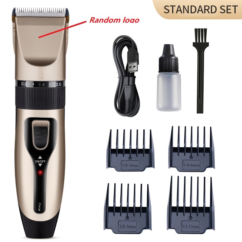 Rasoir électrique pour animaux de compagnie, Kit de toilettage pour chiens et chats: 8pcs set