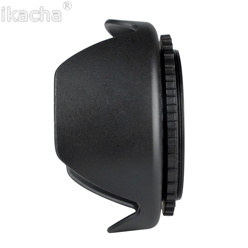 55mm 55 mm Camera Lens Hood Screw Mount Petal Crown Flower Shape For SLR Canon Nikon Sony Camera