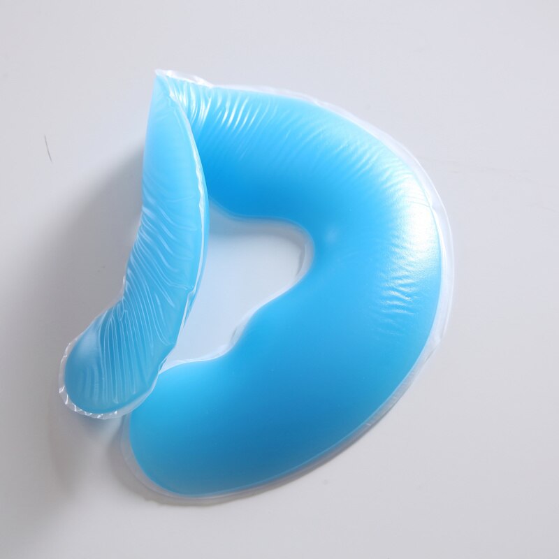Reusable Health Care Silicon Spa U Shape Pillow Spa Gel Pad Face Rest Body Massage Cradle Cushion Massage &amp; Relaxation TK-ing