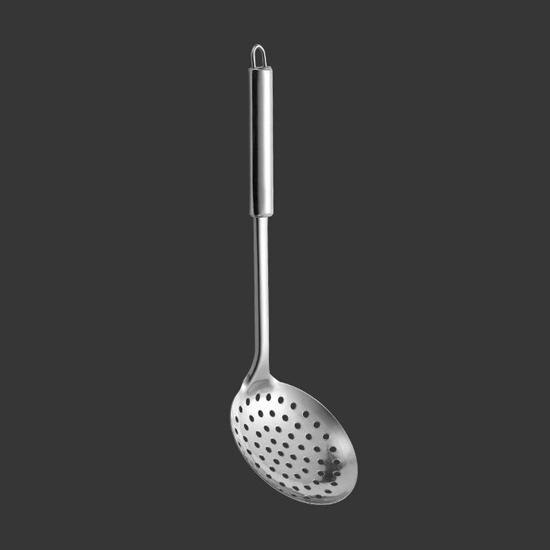 Kitchen Cooking Utensil Set Stainless Steel Cookware Colander Spoon Spatula Shovel Kitchen Tools: colander