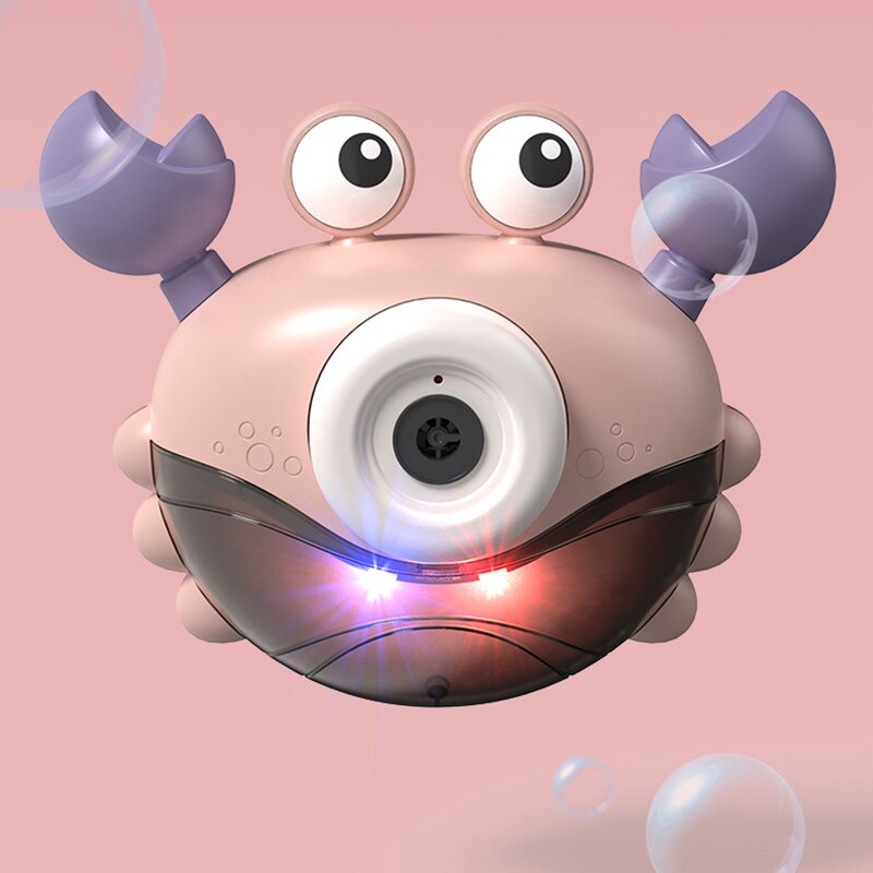 Krab Bad Speelgoed Bubble Bad Maker Voor De Bad Blaast Bellen Nummers Bubble Machine Peuter Kids Bad Speelgoed Camera Vorm J