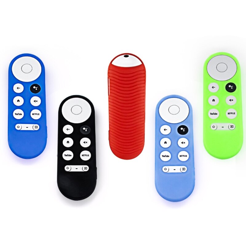 Zachte Siliconen Case Beschermhoes Voor-Google Chromecast Tv Voice Remote L41E