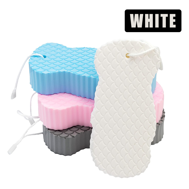 3d body brush soft exfoliating sponge body sponge home supplies scrub sponges bathroom cleansing artifact bath sponges: black