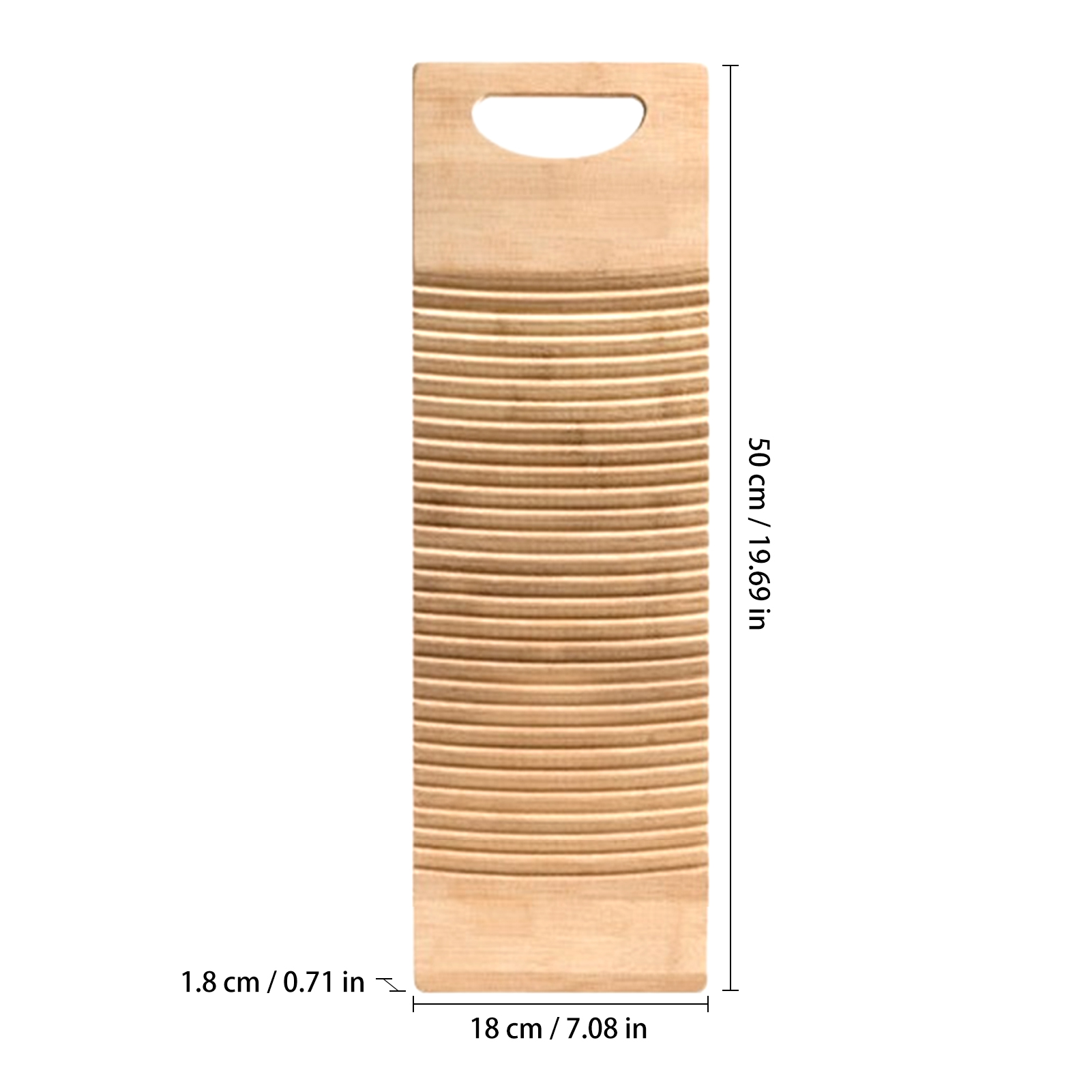 Washing Clothes Washboard Bamboo Wood Manual Washboard Laundry Board Wood Anti-slip Laundry Cleaning Board For Home School: transparent