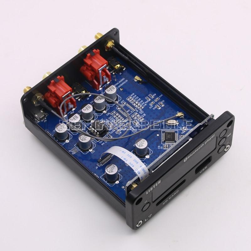 L7 HiFi Bluetooth 5.0 Decoder APE Lossless Music Audio Player Mini Pre-Amplifier Supports U-Disk SD FM Radio