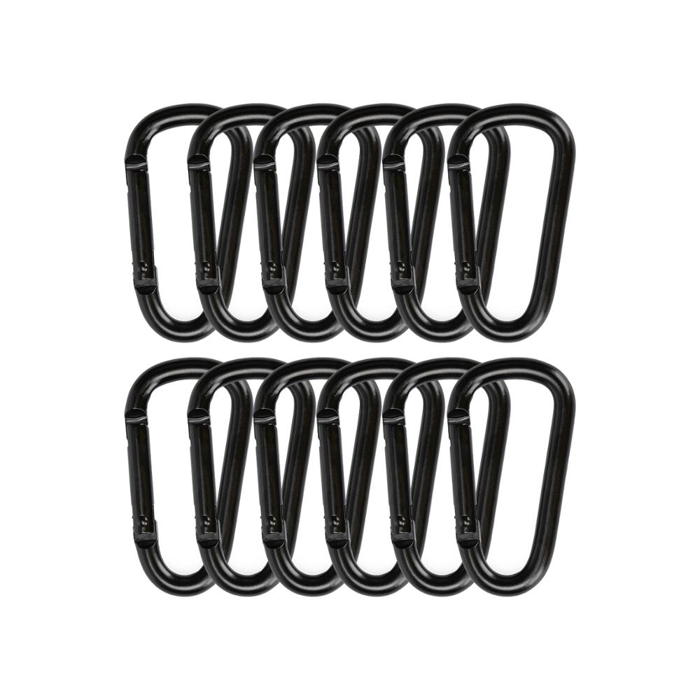 Booms Fishing CC2 Multi-Use Aluminum Alloy Carabiner Keychain Clips Outdoor Camping Climbing Snap Clip Lock Buckle Hook: Default Title