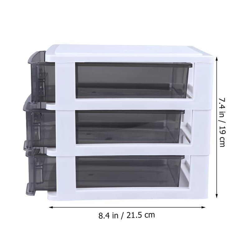 5-Layer Lade Bureau Opbergdoos Plastic Document Diversen Houder Cosmetische Kast Organizer Desktop Up Organizer Box: Style 3