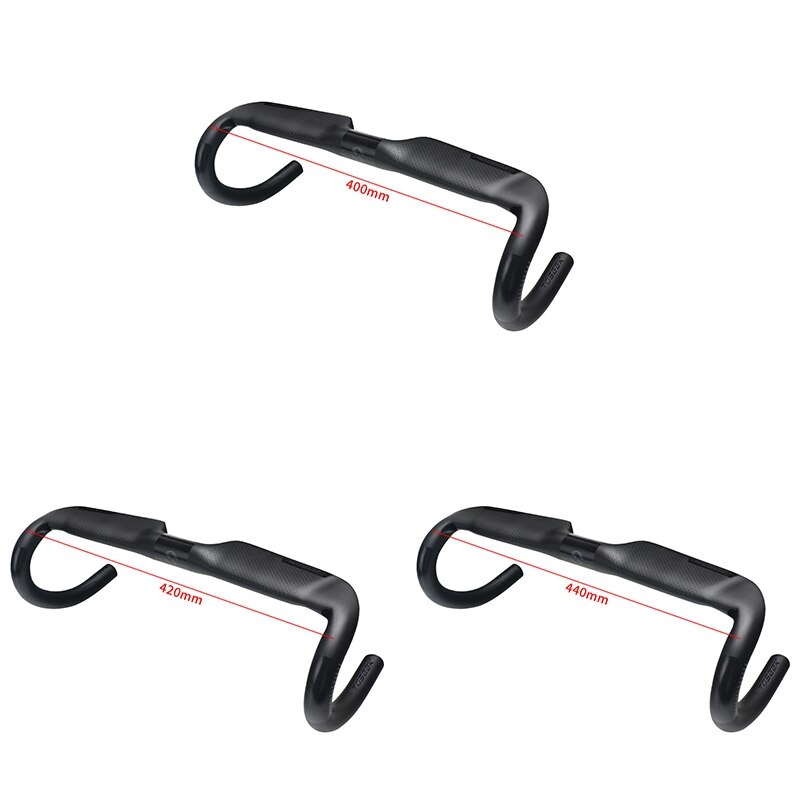 Toseek Carbon Fiber Stuur Ultralight Racefiets Stuur 31.8Mm Fiets Bars