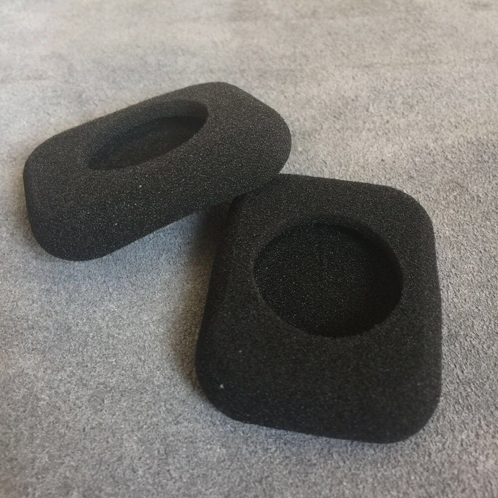 Nauszniki robić słuchawek Formularz 2/2i Kwadratowe piankowe wkładki douszne Grube wkładki douszne Gąbka robić słuchawek Akcesoria zamienne