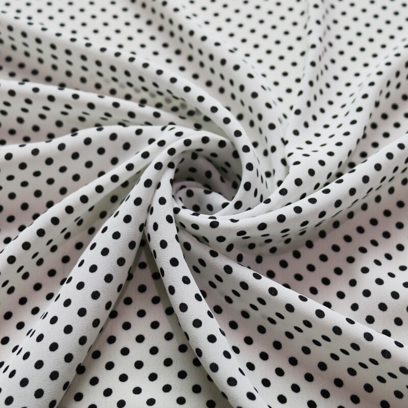 Haut PerSeption Concept - Mousseline Noir/blanc à Pois - Taille M - Neuf