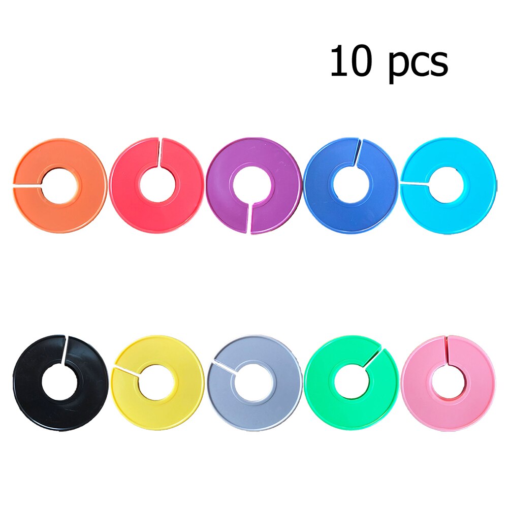 Separador de tallas 10 Uds redondo práctico plástico DIY para colgar en la pared tamaño del círculo separador de tallas