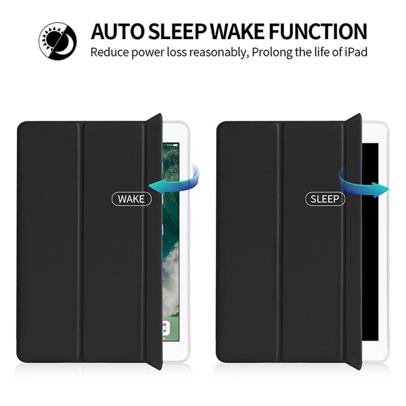 Tablet fall für Apple ipad Pro 9,7 Smart schlaf wake up Tri-falten Voller Protective flip-cover ständer für A1673 A1674 A1675