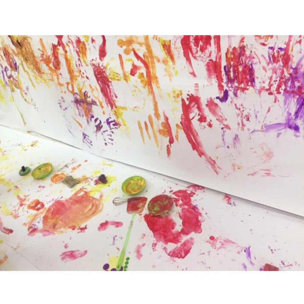 9m Drawing Paper Roll Poster Paper Craft Paper Roll White Wrapping Paper for Students School