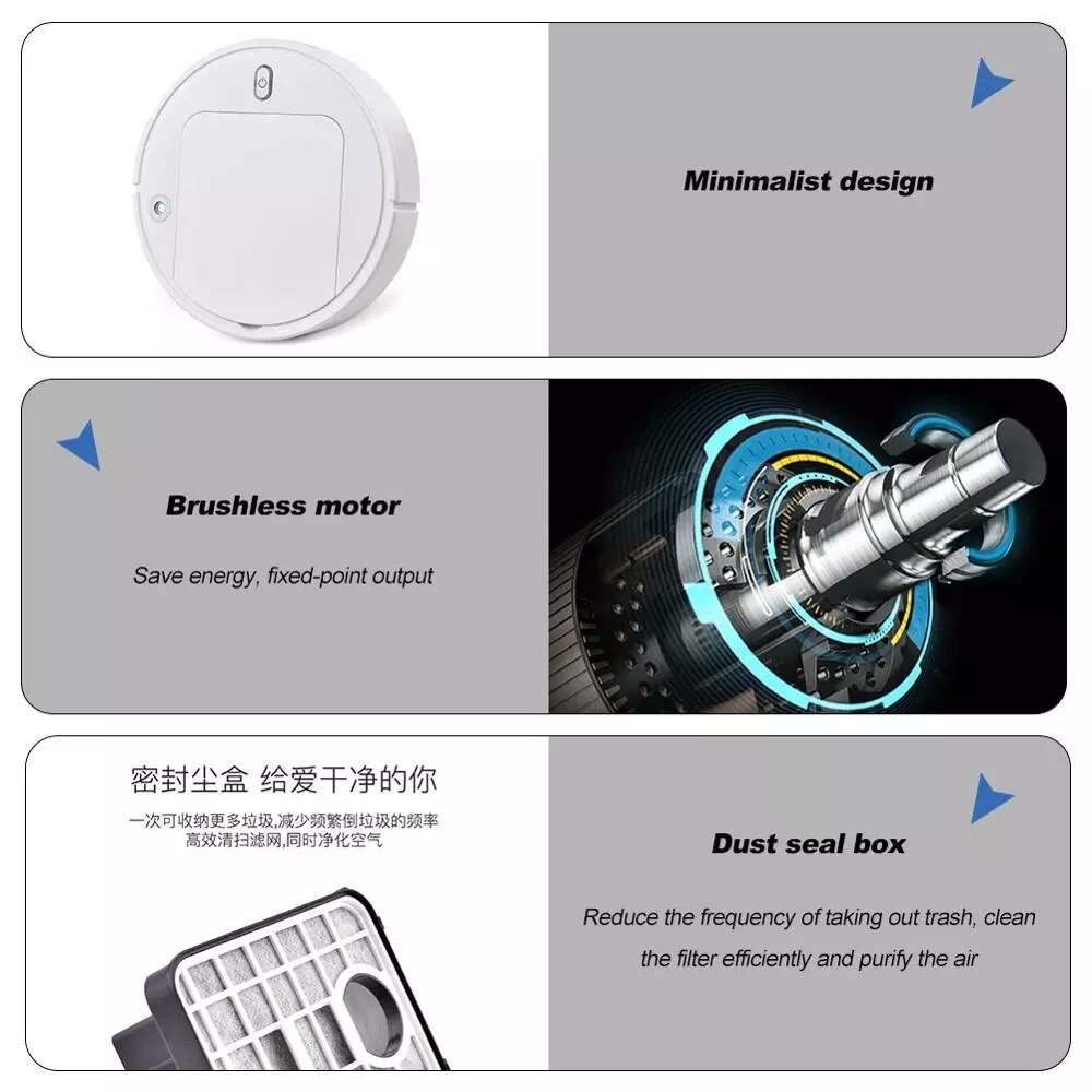 Automatic Sweeping Robot Spray Disinfection Ultraviolet Lazy Cleaning Machine Charging Household Smart Vacuum Cleaner