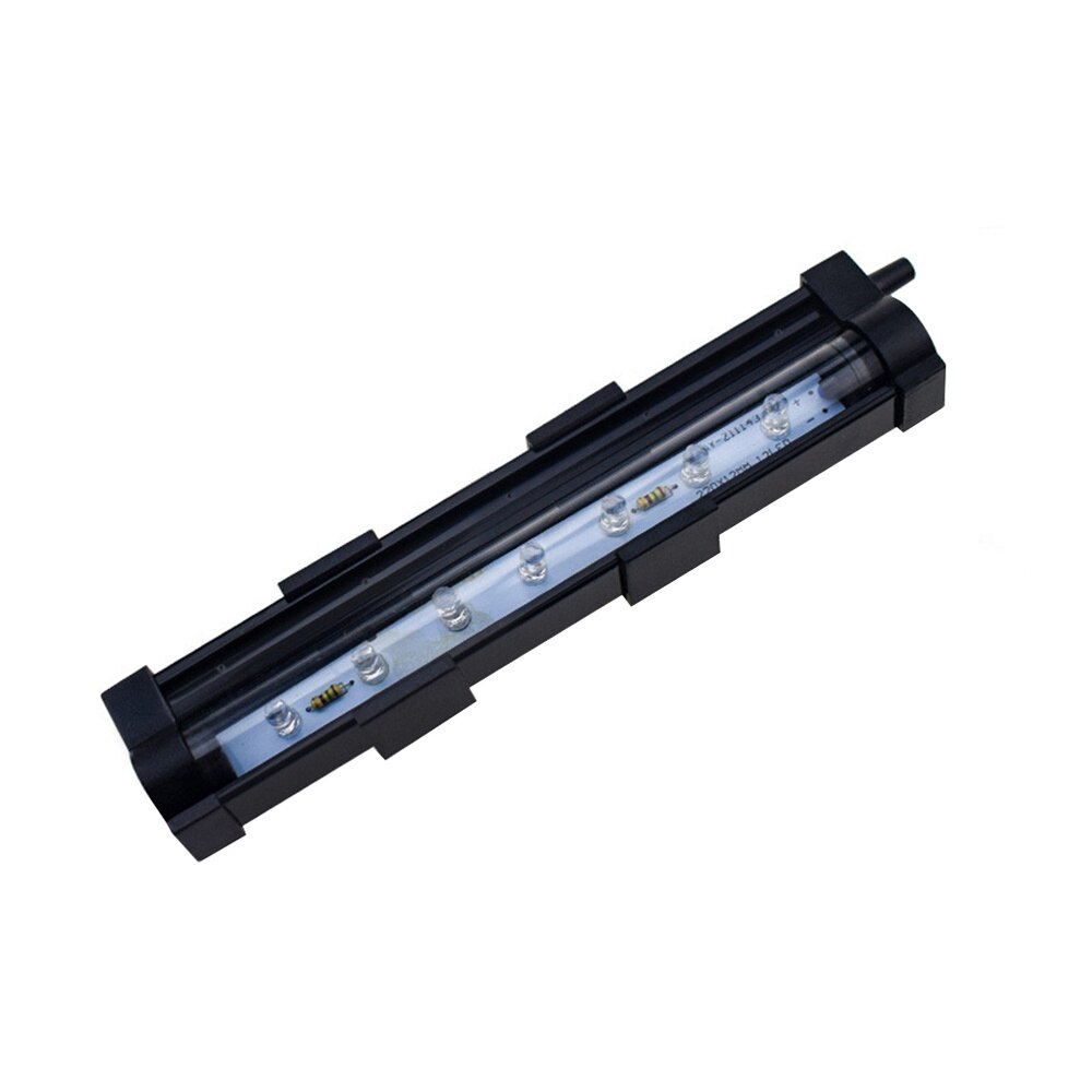 Aquarium Color Changing Bubble Lamp LED Diving Lamp Fish Tank Lamp DB-15 with Plug Black