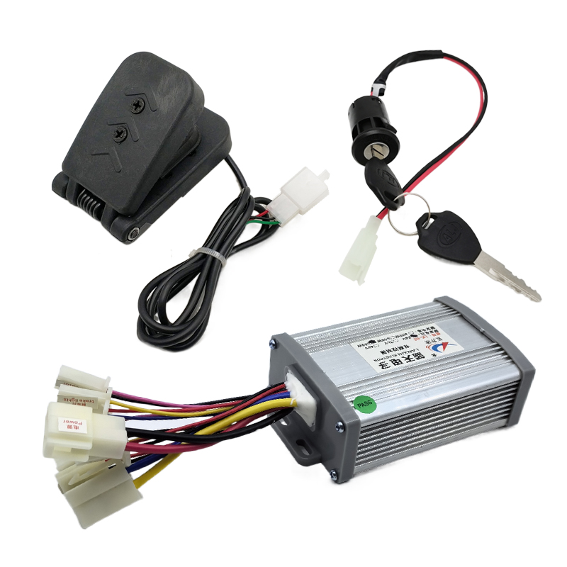 12V 24V 36V 48V 250W 350W 500W 800W 1000W Electric kart beach car with accelerator pedal brushed speed motor controller: Burgundy