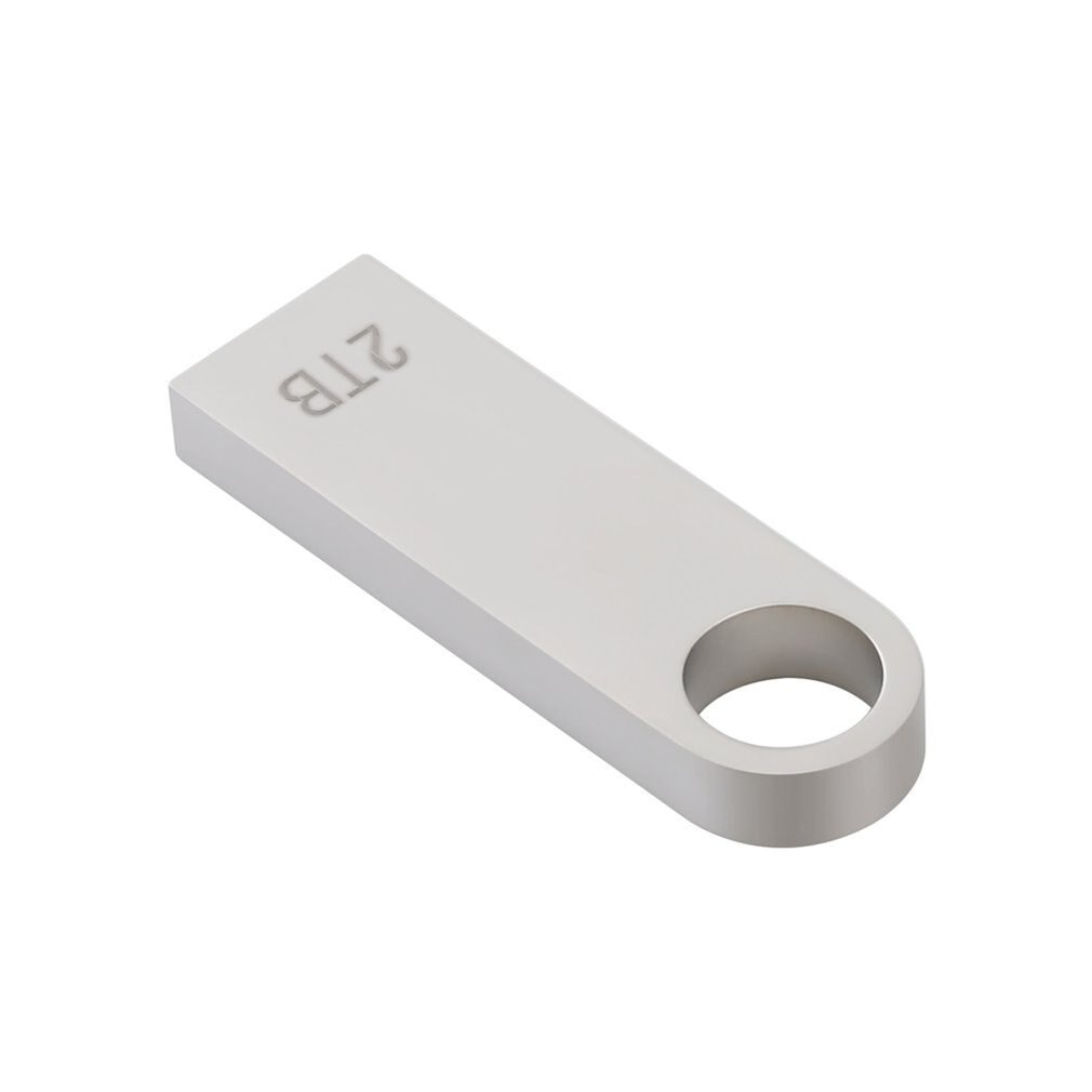 Metalen Usb Flash Drive Pendrive 2Tb 1Tb Pendrive 2Tb 1Tb Memory Stick Memoria U-Disk cle Usb Draagbare Sleutelhanger