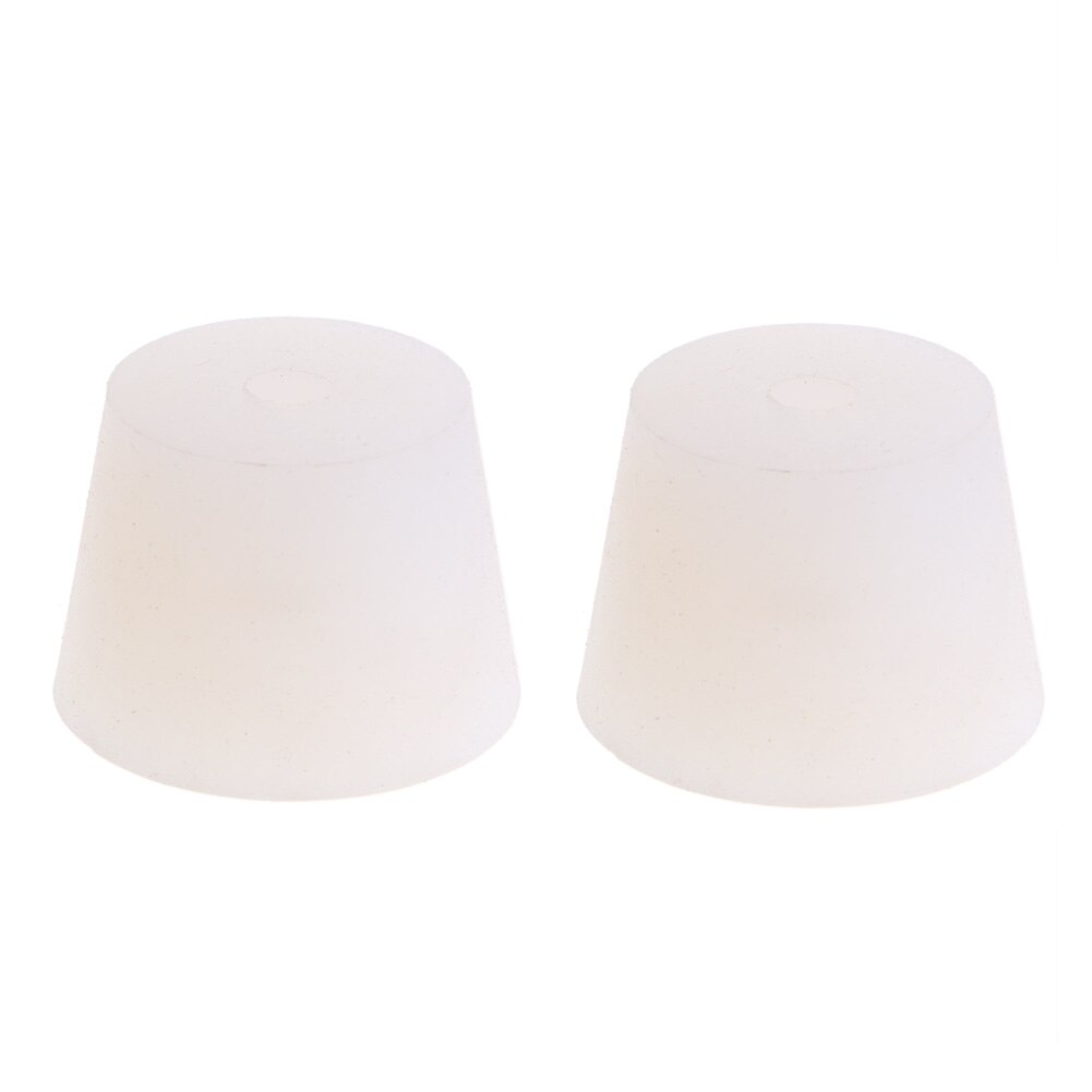 2 Pièces Silicone Bouchon En Caoutchouc Avec Trou Sas Barboteur Vanne Vin Bière: Rose
