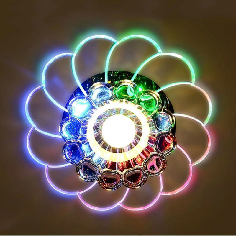 Luksus krystal led lysekrone lys 100-240v restaurant gang stue balkon lampe moderne belysning til hjemmet dia 20cm
