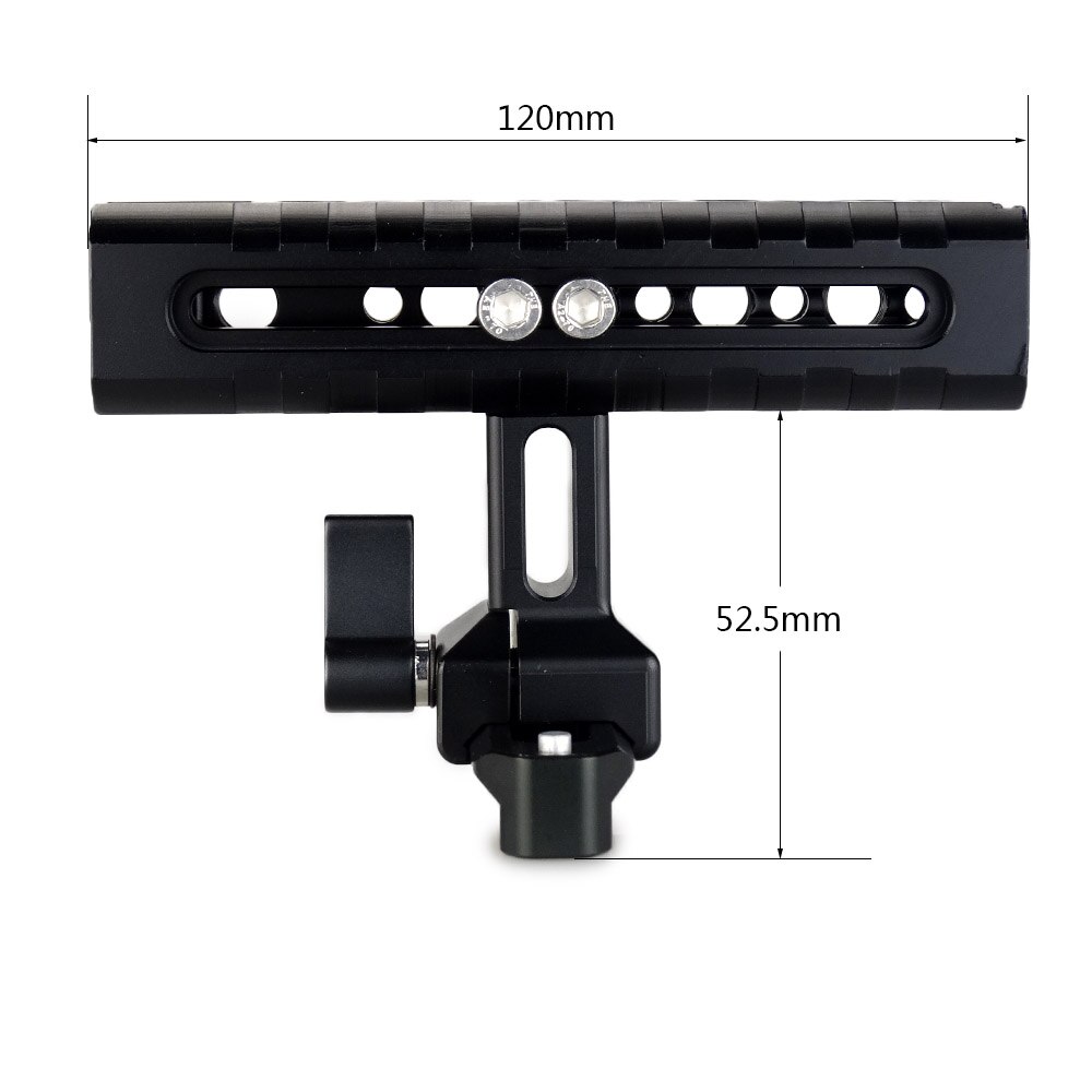 MAGICRIG DSLR Camera Handvat Universele Handgreep NATO Handvat Kit met 70mm NATO Rail en Koude Schoen voor Camera kooi Rig