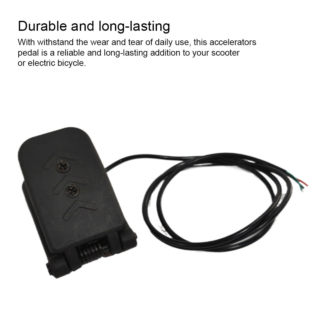 Variable Speed Pedal Electric Pedal Foot Switch for Electric Tricycle Karting Throttle Gas Pedal Speed Control Accessory