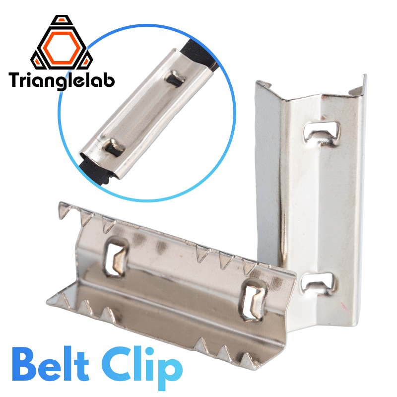 Trianglelab Riem Clip Lock Voor 2GT Riem Distributieriem 6Mm 9Mm Riem Klem Crimp Stijl 3D Printer Accessoires