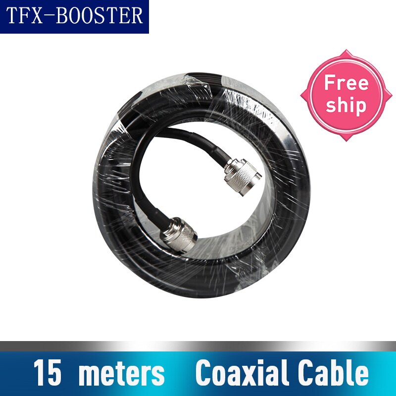 TFX-BOOSTER 15 Meter 50-5D Coaxiale Kabel N Male Naar N Male Connector Communicatie Coax Kabel Voor Mobiele Telefoon Signaal Booster