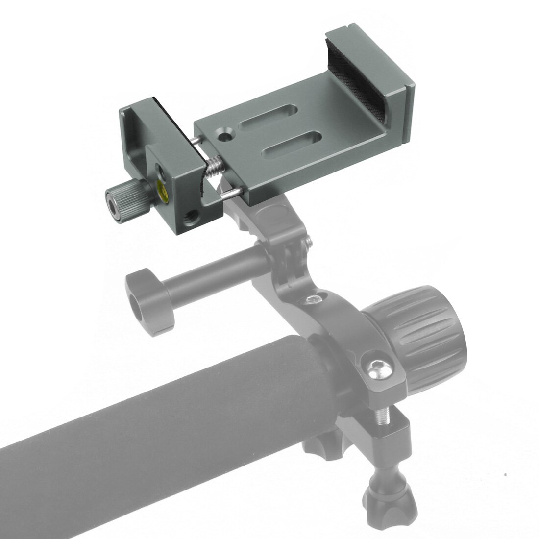 Handyhalterung mit clip aus aluminiumlegierung, stativklemme, wasserwaage, blitzschuhhalterung für taschenlampe, mikrofon, smartphone vs. xj -8