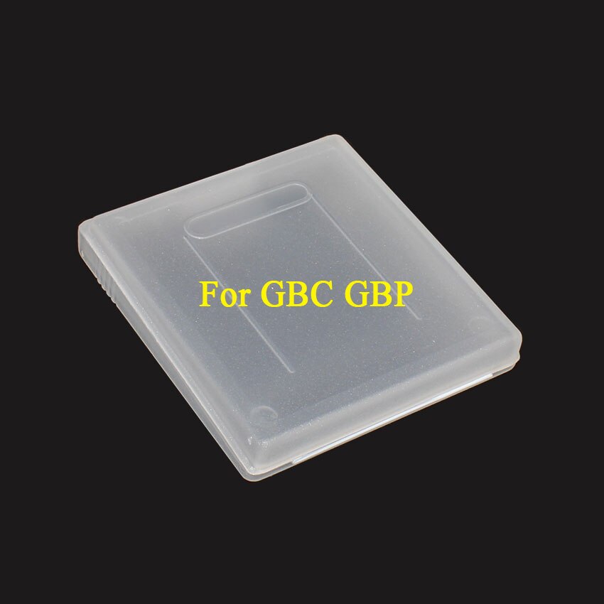 YuXi-estuche transparente para tarjeta juego plástico, estuches de cartucho de juegos para Nintendo Gameboy GBC GBP GBA, 1 unidad