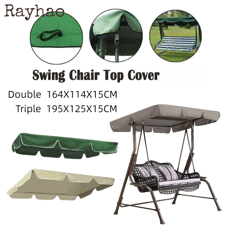 Schommelstoel Top Cover Waterdichte Luifel Vervanging Regendicht Luifel Tuin Outdoor Hangmat Schommel Verstoorde Zonnescherm Protectoer