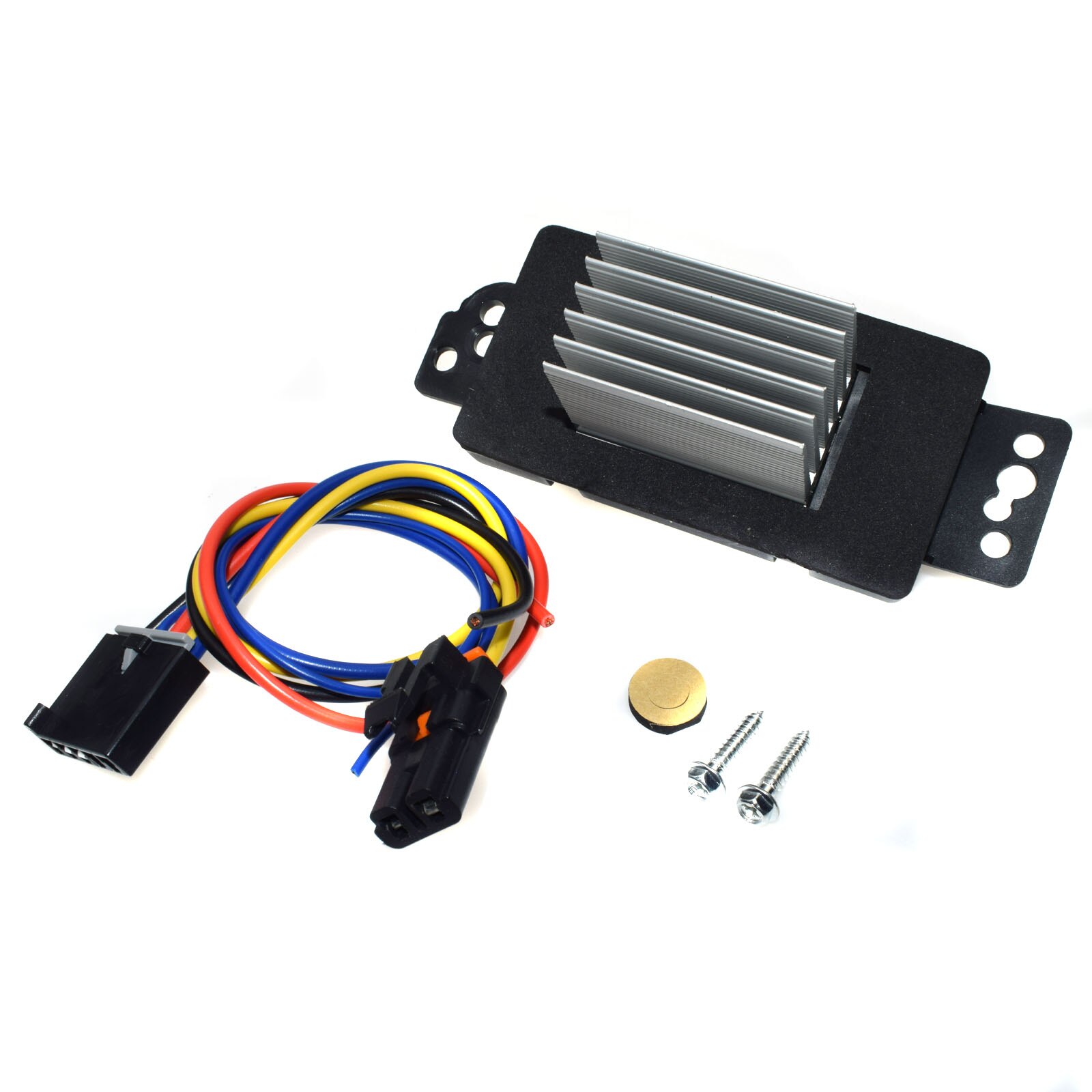 WOLFIGO HVAC Blower Motor Resistor with Plug Harness 15850268 22754990 RU359 1580888 for Pontiac Chevrolet Impala Buick