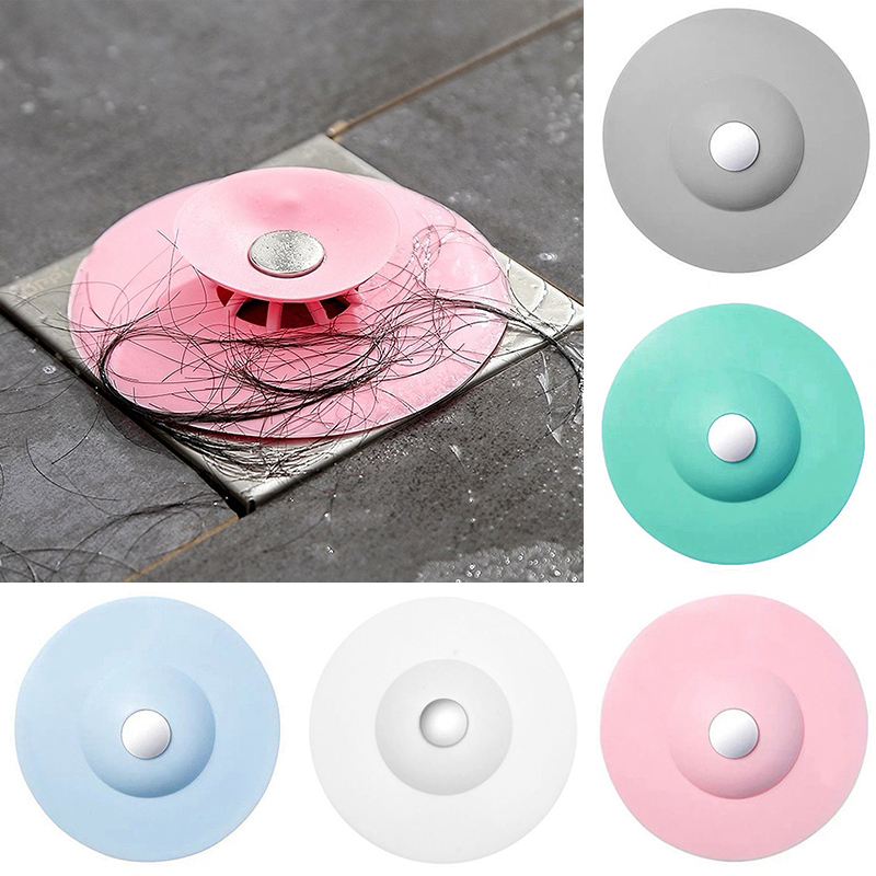 Puupaa 1 rol wegwerp douche afvoer adapter, zelfklevende afvoer haarvangers, gootsteen zeef vloer afvoer stickers met reiniging spatel voor keuken badkamer - 5 m