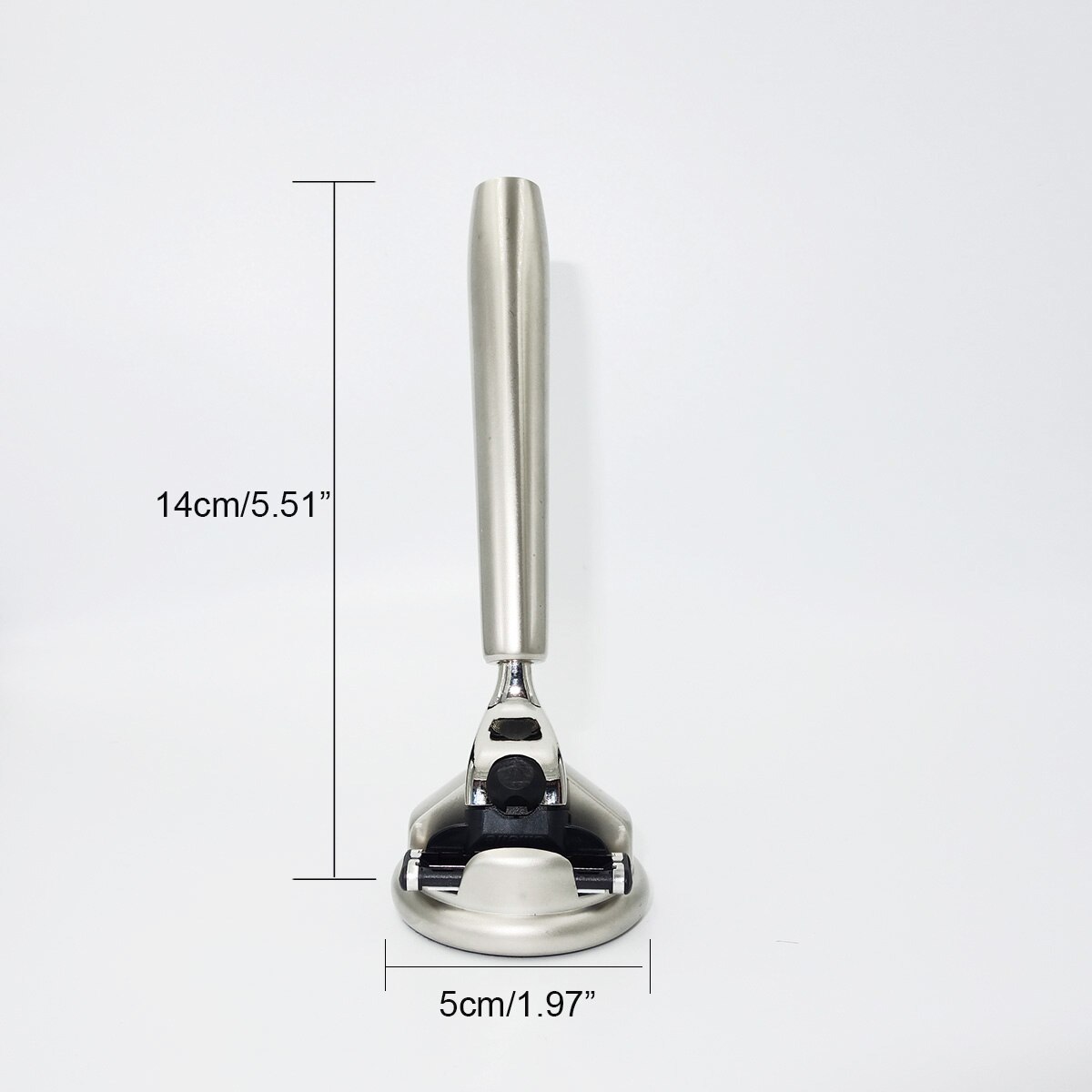 Wlong Mannen Scheren Kapper Gereedschap Veiligheid Scheermes Kit Met Mach 3 Blade En Leuke Klassieke Zinklegering Standhouder