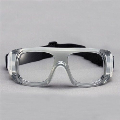 Eagwoo Adult outdoor sports basketball football glasses volleyball tennis eyewear glasses goggles myopic lens mirror frame: Transparent