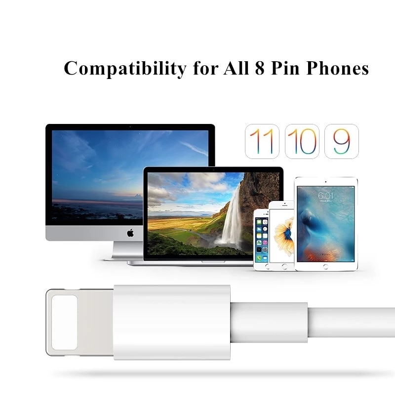 3A 100cm USB Daten Ladekabel für iPhone 6 6S 7 8 Plus X XR XS 11 Profi max 5 S 5C 5 SE iPad Mini 2 3 Schnelle USB Ladegerät Kabel