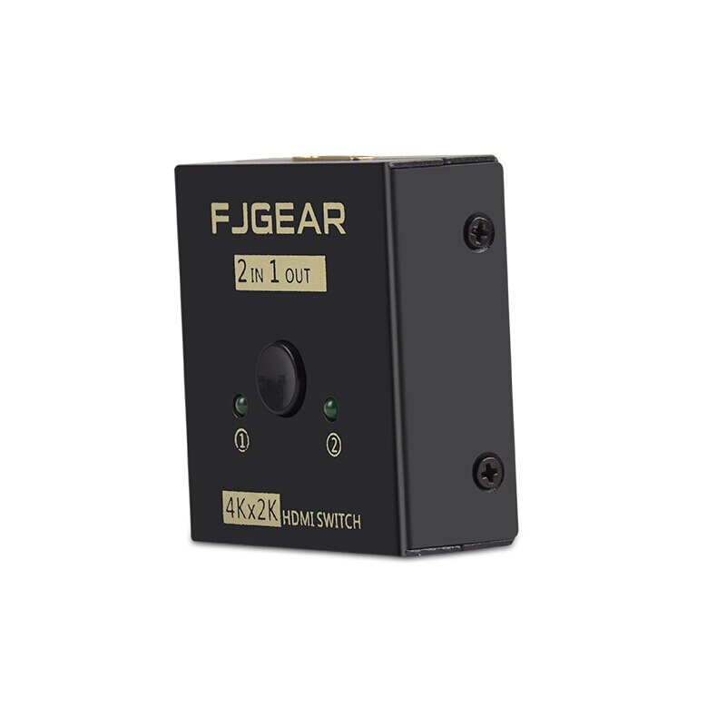 2 port hdmi bryterboksvelger 2 in 1 ut fordeler 1 in 2 ut  hd 4k datamaskin monitor toveis konvertering splitter