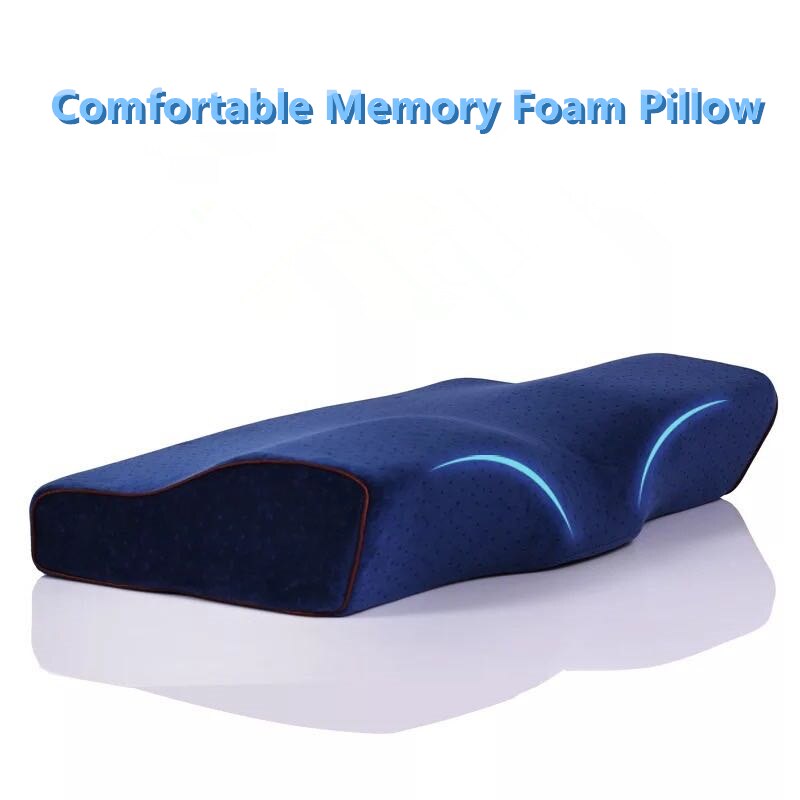 Memory Foam Pillow Neck Massage Ergonomic Curve Cervical Orthopedic Neck Bed Sleeping Head Cushion Pillow