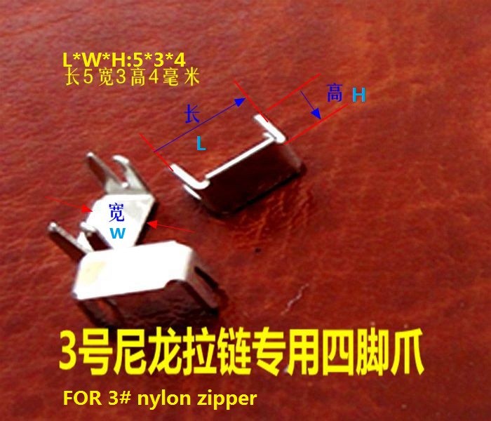 650 Uds tope superior de metal para cremallera de nylon 3 # plata Reparación de cremalleras de nilón tope inferior deslizante en espiral Reparación de rescate